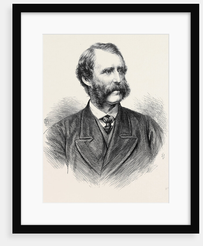 Lieutenant-Colonel Henderson the New Chief Commissioner of Metropolitan Police London UK 1869 by Anonymous