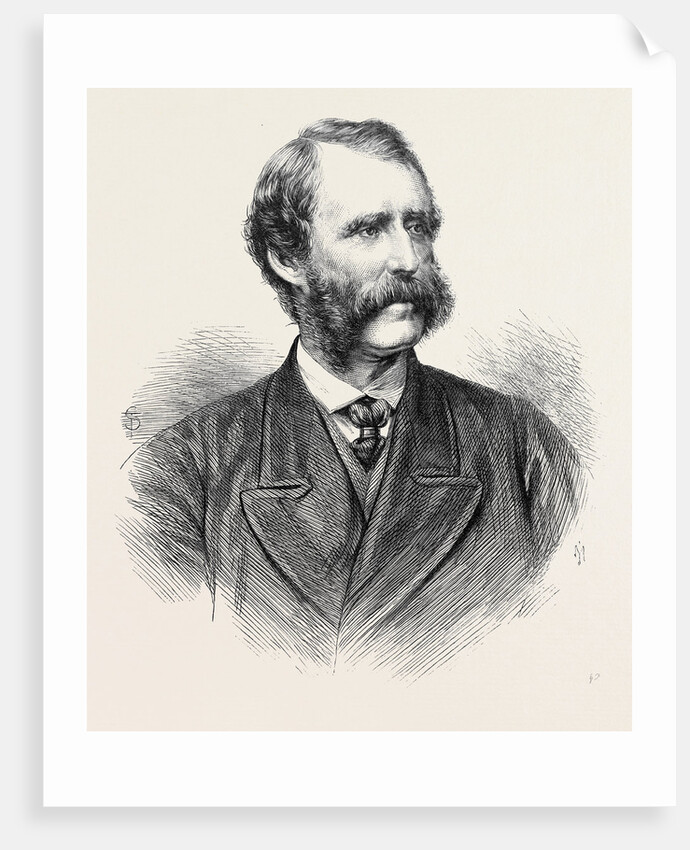 Lieutenant-Colonel Henderson the New Chief Commissioner of Metropolitan Police London UK 1869 by Anonymous
