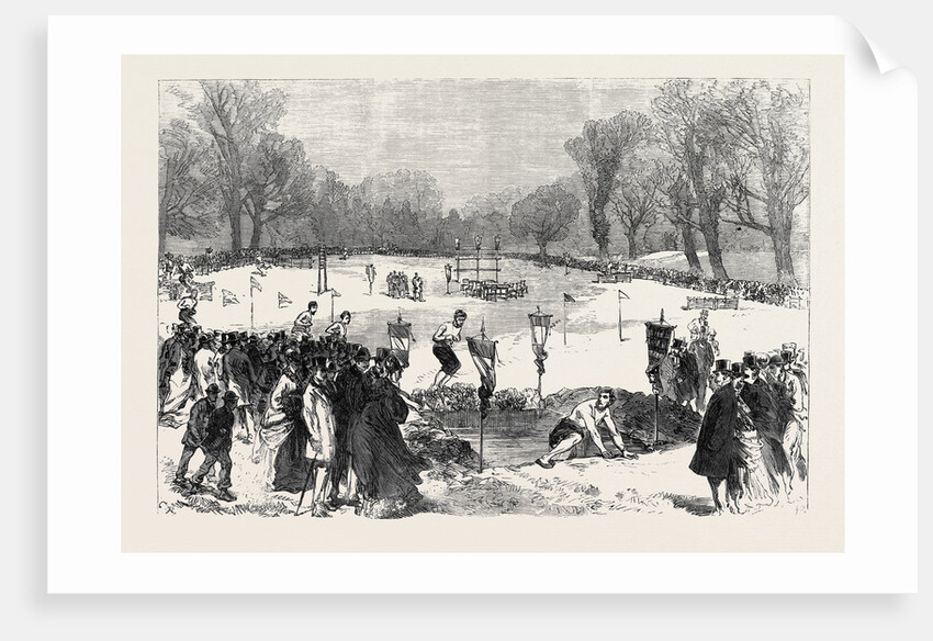 The Thames Rowing Club Athletic Sports in Putney Park London 1869 UK by Anonymous