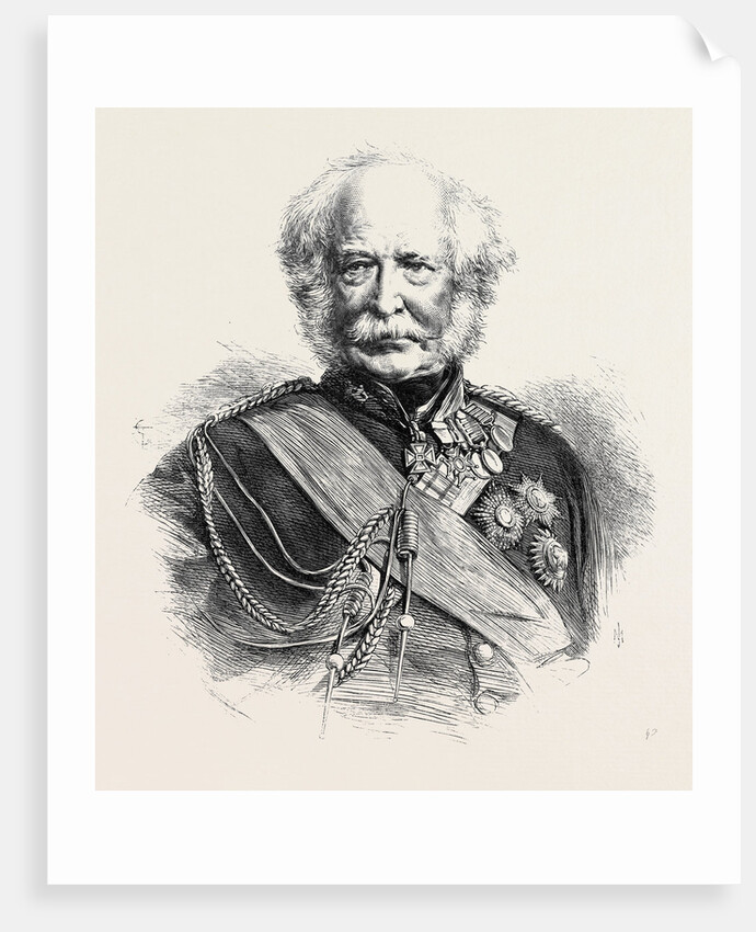 The Late Field Marshal Lord Gough 1869 by Anonymous