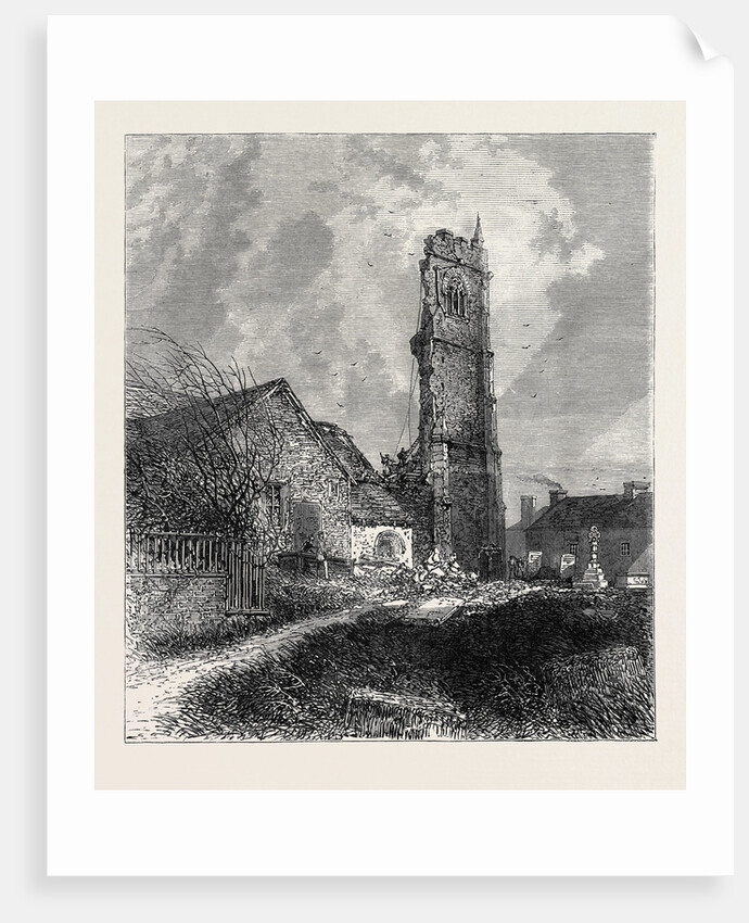 Ruins of the Tower of St. Issey Church Cornwall UK 1869 by Anonymous