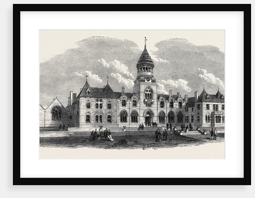 Wesleyan Methodist College Headingley Near Leeds UK 1869 by Anonymous