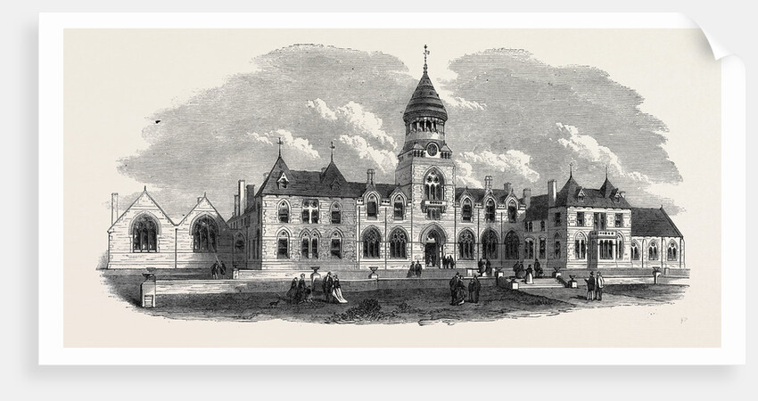 Wesleyan Methodist College Headingley Near Leeds UK 1869 by Anonymous