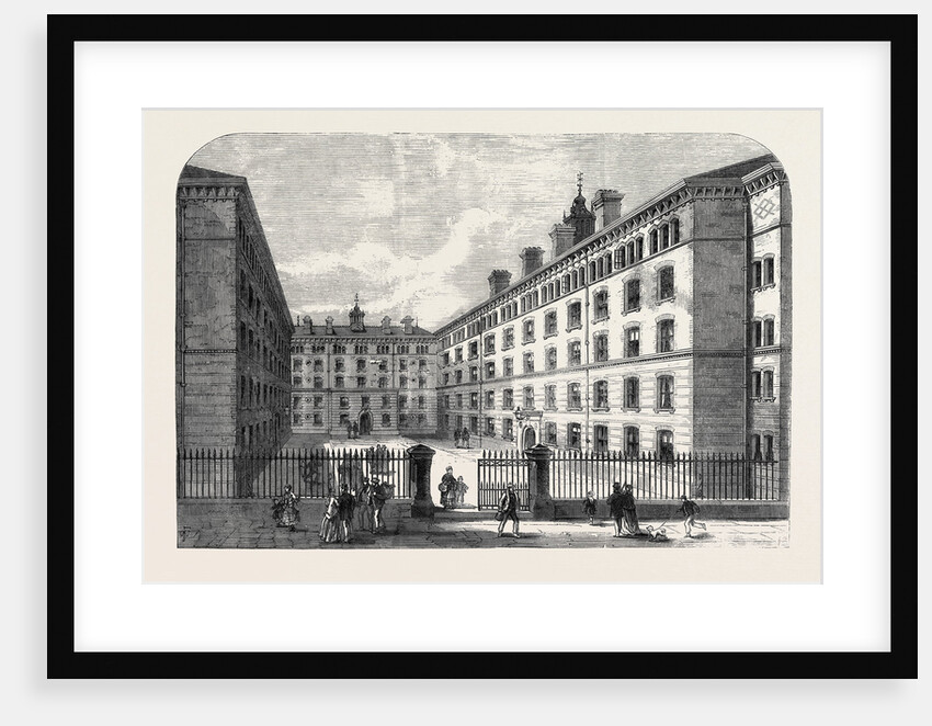 Peabody Square Westminster for the Dwellings of the Poor London UK 1869 by Anonymous