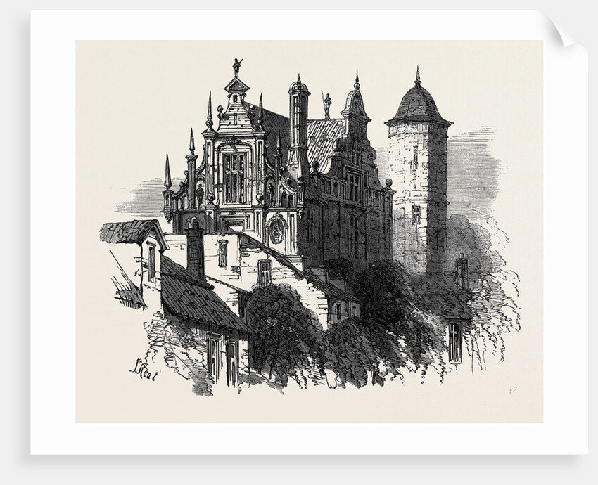 Old House Gdansk Poland 1869 by Anonymous