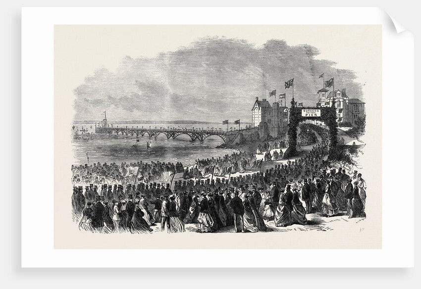 Opening of the Pier at Clevedon Somersetshire UK 1869 by Anonymous