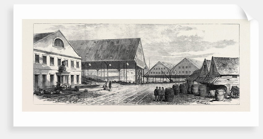Deptford Dockyard 1869 by Anonymous