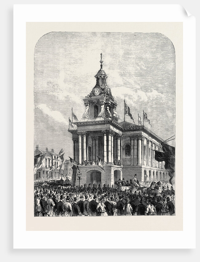 Earl De Grey and Ripon Going from the Townhall at Burslem to Open the Wedgwood Institute 1869 by Anonymous