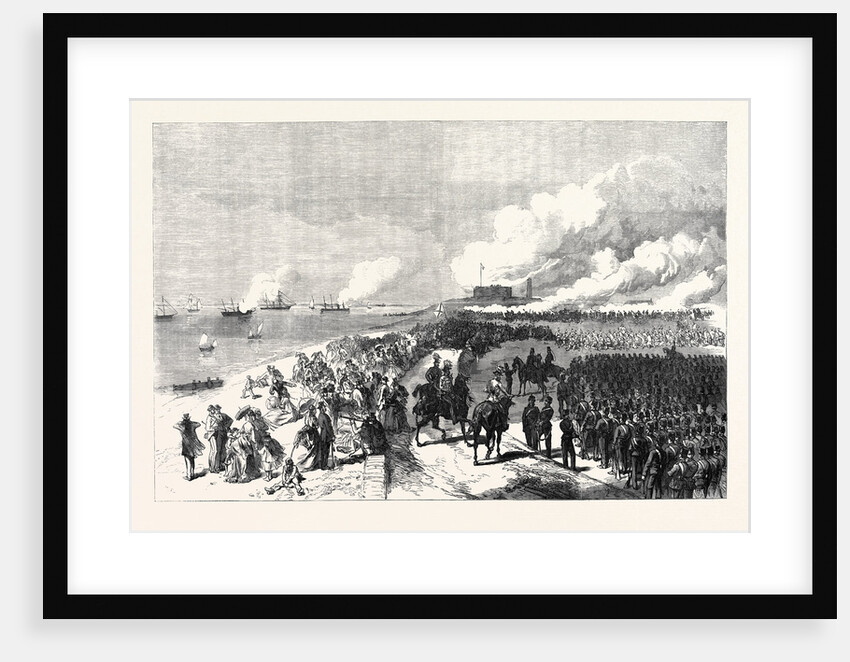 The Volunteer Review at Portsmouth: Attack on Southsea Castle UK 1869 by Anonymous