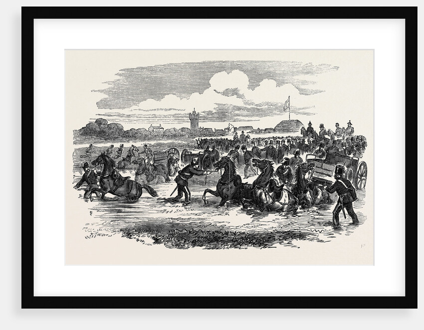 Accident at the Portsmouth Review UK 1869 by Anonymous
