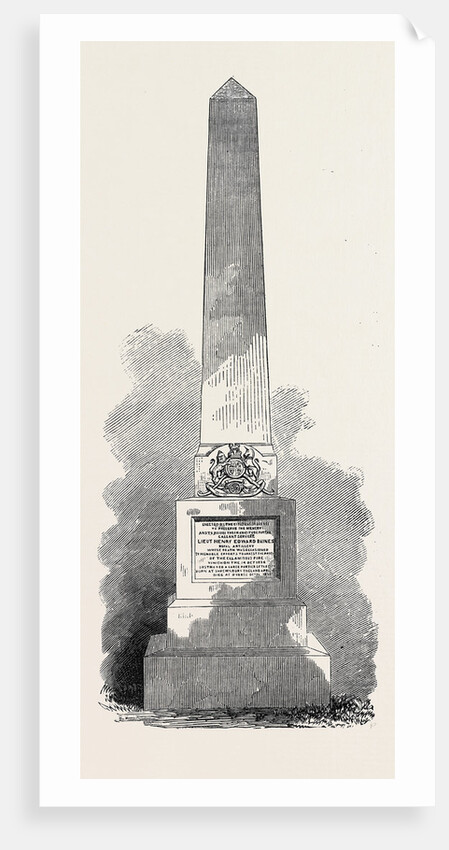 Monument to Lieutenant H.E. Baines at Quebec 1869 Canada by Anonymous