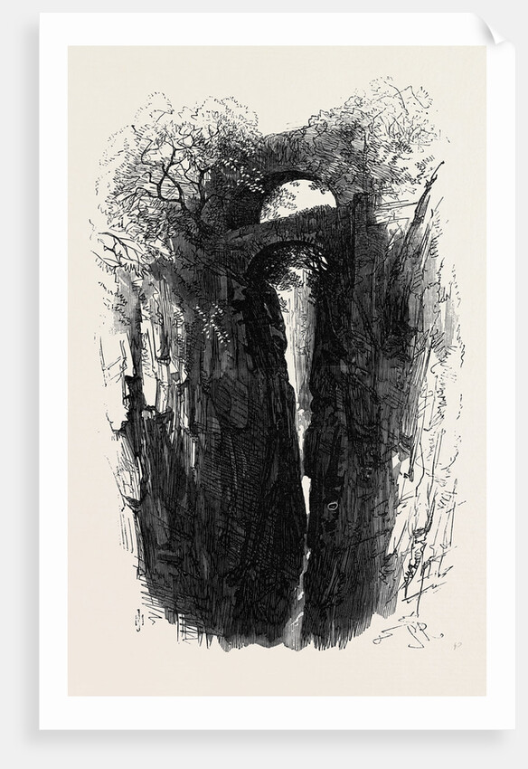 The Devon Valley Railway in Scotland: The Rumbling Brig 1869 UK by Anonymous