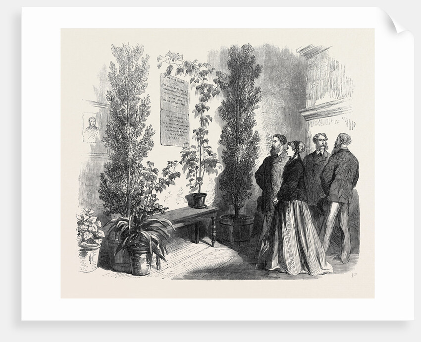 The Crimea Revisited: The Room in which Lord Raglan Died at the Headquarters' Residence Near Sebastopol 1869 by Anonymous