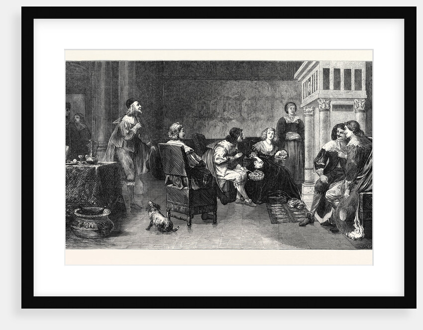 The Rich Widow, in the Exhibition of the Royal Academy 1869 UK by Anonymous