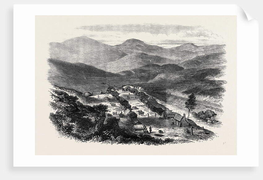 The Sutherlandshire Gold Diggings: Baile 'N Oir Kildonan 1869 by Anonymous
