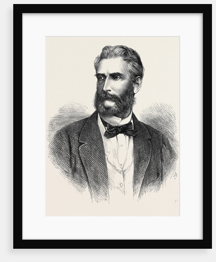 The Hon. J.R. Motley the New Minister of the United States in Great Britain 1869 by Anonymous