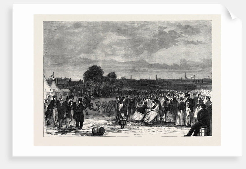 Whitsuntide Festival of Workpeople at Norwich UK 1869 by Anonymous