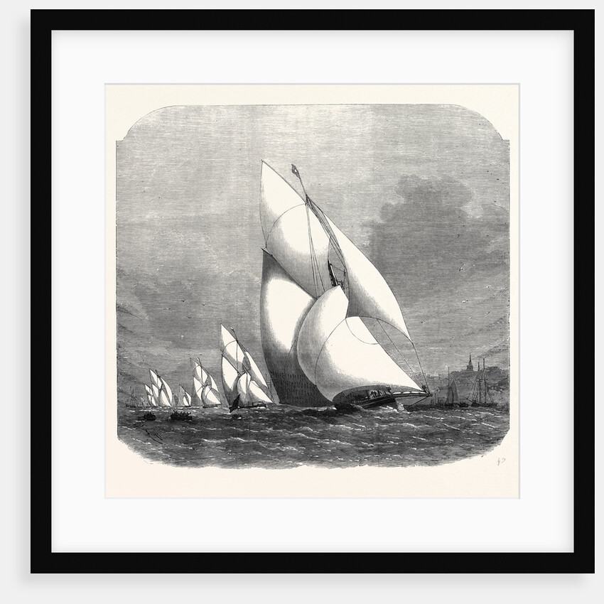 The Royal Thames Yacht Club Match: Finish of the Race 1869 by Anonymous