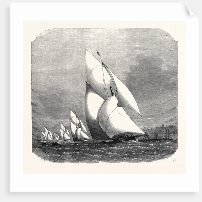 The Royal Thames Yacht Club Match: Finish of the Race 1869 by Anonymous