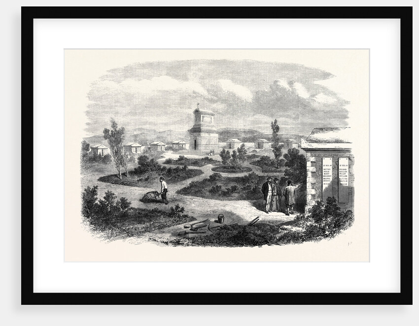 The Crimea Revisited: The French Cemetery 1869 by Anonymous