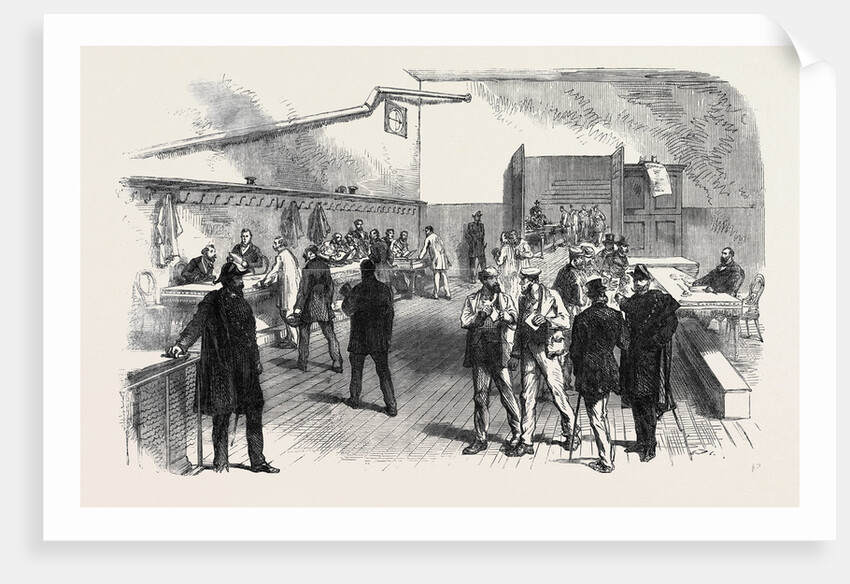 The Elections in France: Electors Receiving Their Voting-Cards at the Mairie of Montmartre 1869 by Anonymous