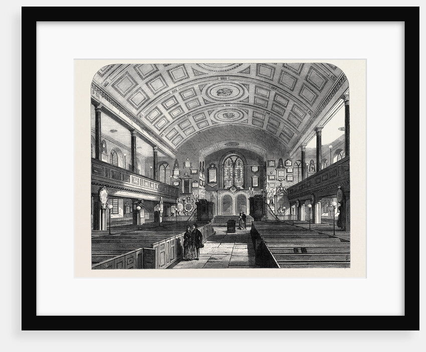 Kensington Old Church London UK 1869 by Anonymous