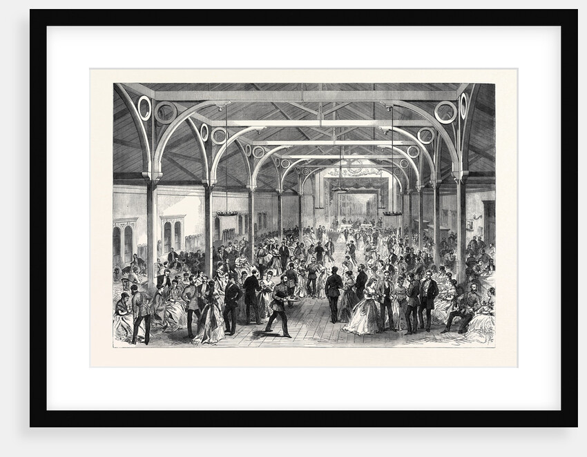 The Guards' Institute Vauxhall Bridge Road London: The Ball Room 1869 UK by Anonymous