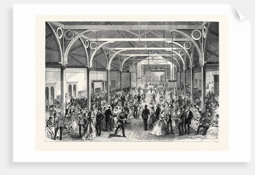 The Guards' Institute Vauxhall Bridge Road London: The Ball Room 1869 UK by Anonymous