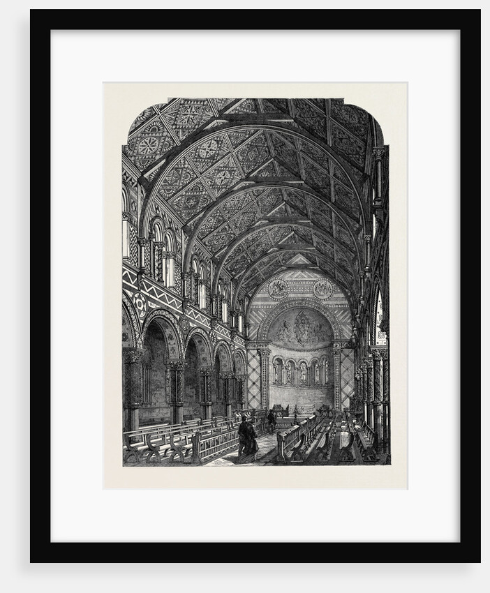 The Chapel of King's College Strand London UK 1869 by Anonymous