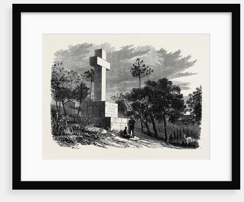 Monument to the Late Lord Brougham at Cannes 1869 by Anonymous