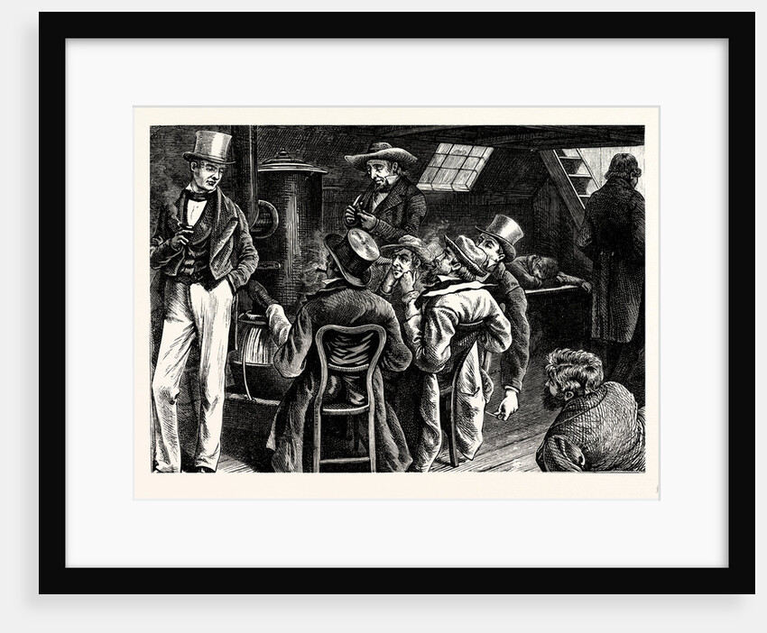 Charles Dickens American Notes 1842 in the Cabin of the Canal Boat. by Anonymous