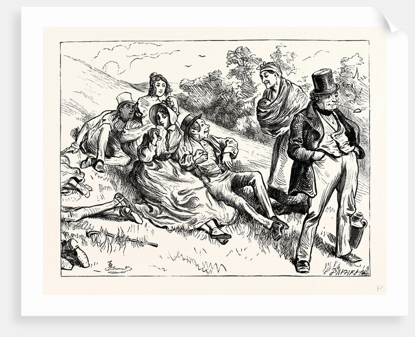 Charles Dickens Sketches by Boz the Gentleman Described Looks Extremely Foolish and Squeezes Fier Hand and Fees the Gipsy Liberally. by Anonymous