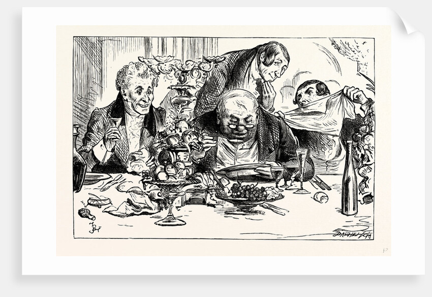 Charles Dickens Sketches by Boz Tureens of Soup Are Emptied with Awful Rapidity by Anonymous