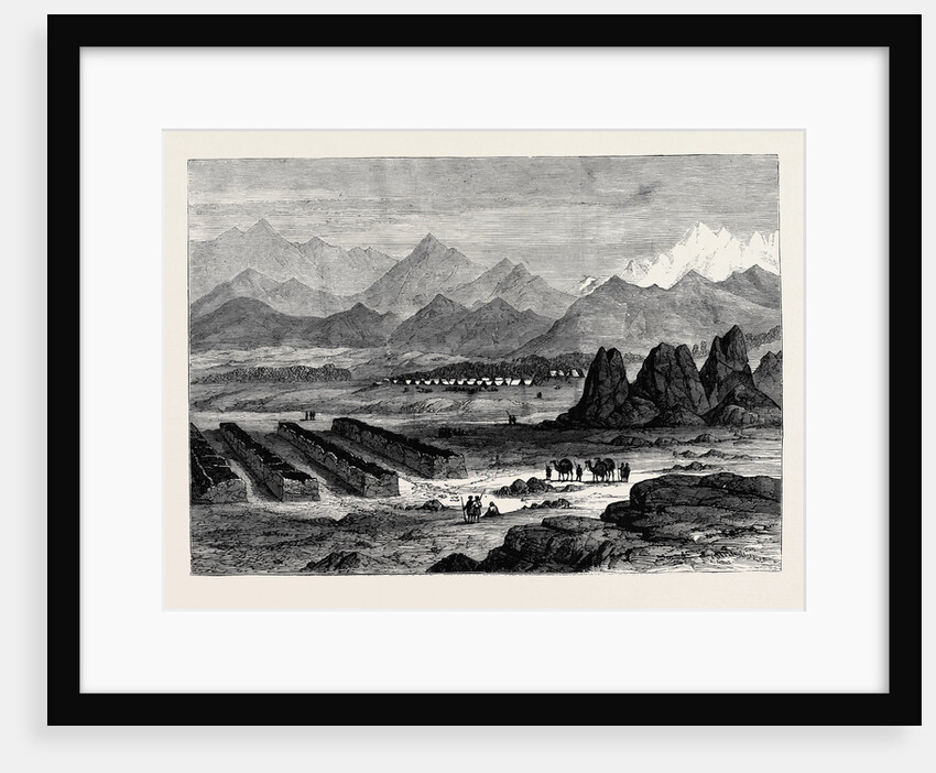 The War in Afghanistan: General Gough's Camp at Gundamuk 1880 by Anonymous