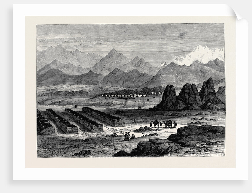 The War in Afghanistan: General Gough's Camp at Gundamuk 1880 by Anonymous