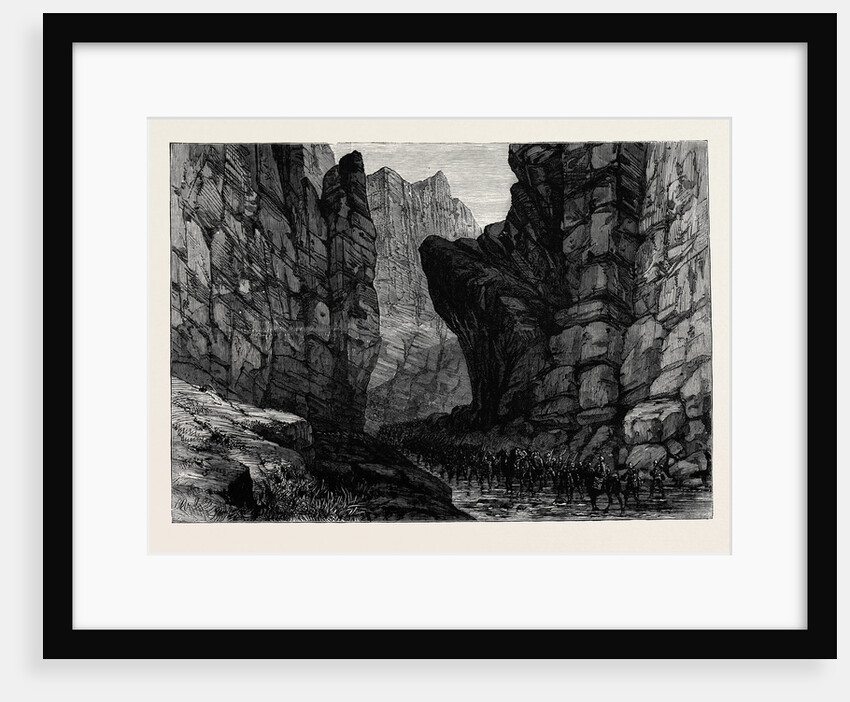 The War in Afghanistan: Entrance to the Jugdulluk Pass 1880 by Anonymous