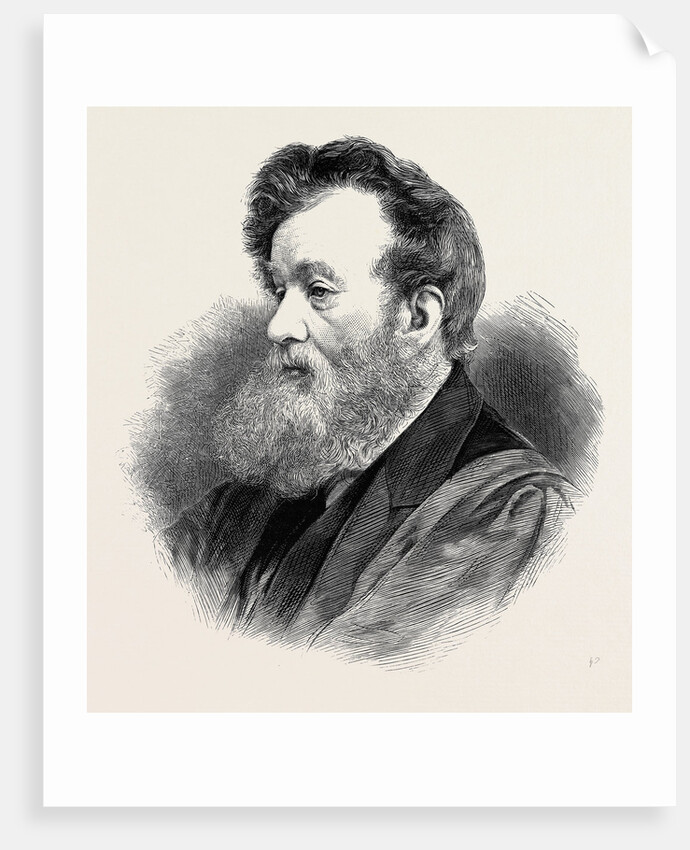 The Late Mr. Henry Warren Honorary President of the Institute of Painters in Water Colours 1880 by Anonymous