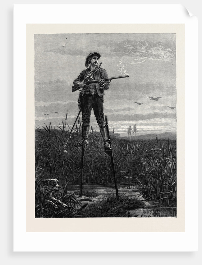 A Sportsman of the Landes France 1880 by Anonymous