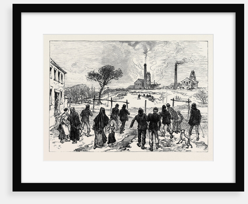 The Leycett Colliery Disaster Near Newcastle-Under-Lyne: The Explosion 1880 by Anonymous