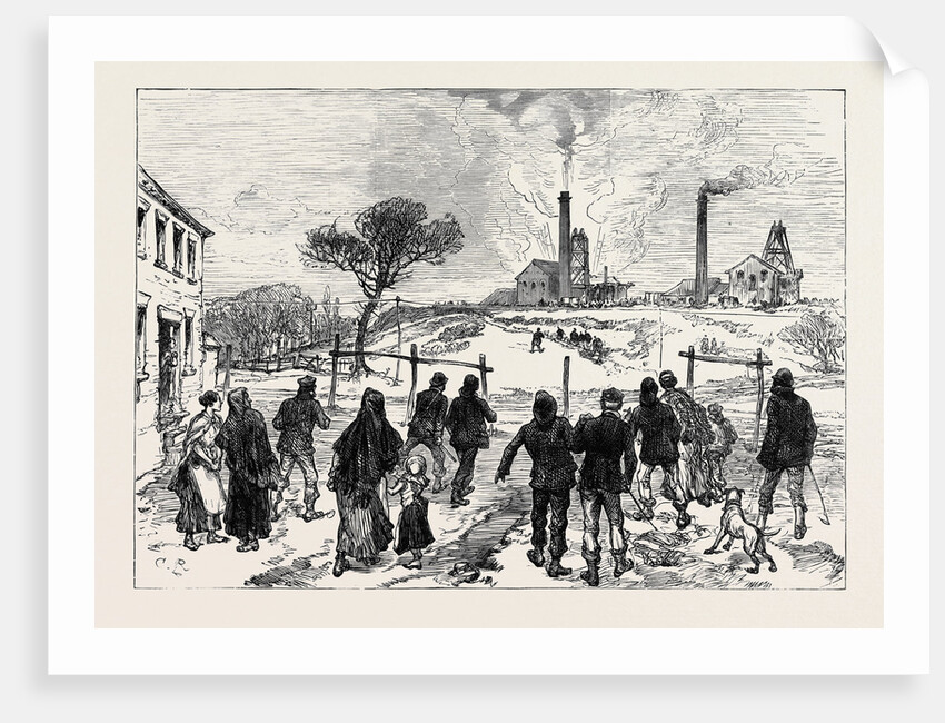 The Leycett Colliery Disaster Near Newcastle-Under-Lyne: The Explosion 1880 by Anonymous