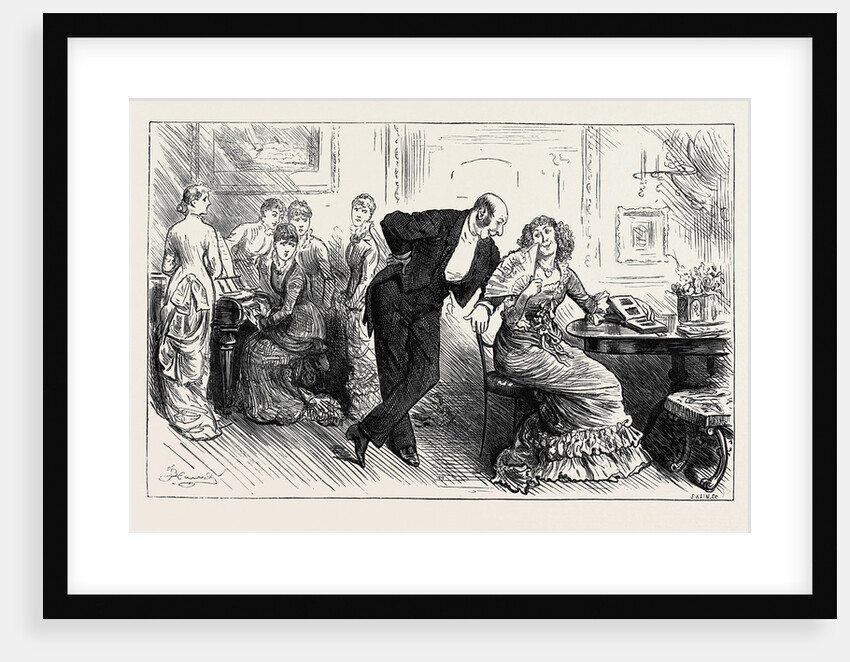 She Had Captivated a Widower with Five Daughters and Had Put All the Heart She Had Left Into that Venture. 1880 by Anonymous