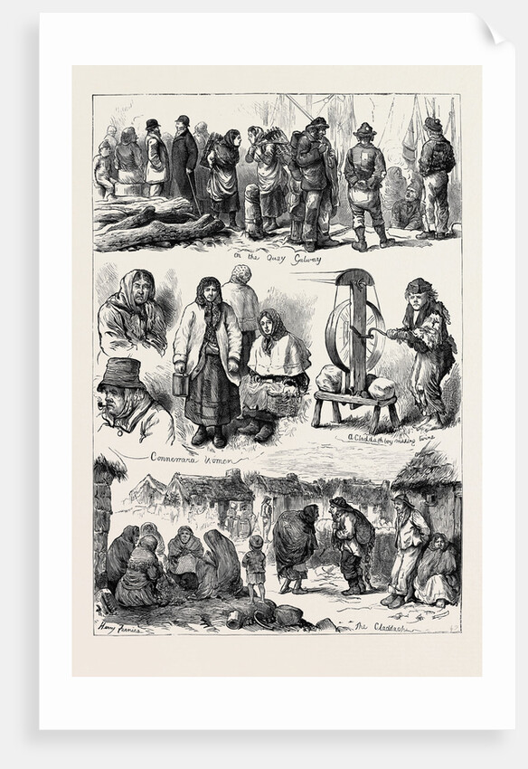 Ireland: At Galway 1880 by Anonymous