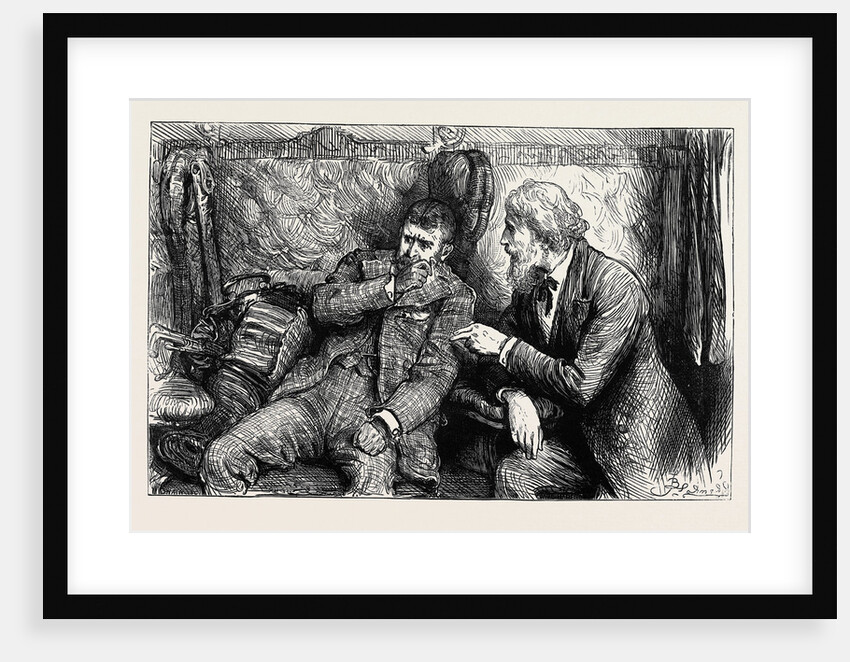 Mr. Vellumsom However Chanced to Meet the Duke Travelling Up to Town in a Railway Carriage by Anonymous