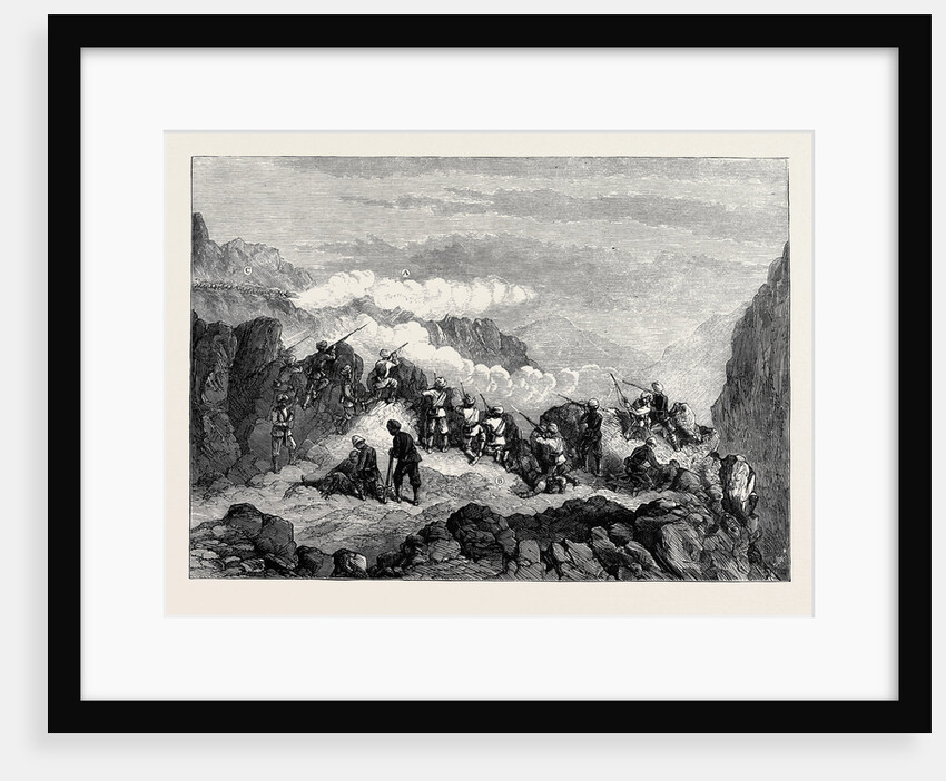 The Afghan War: Conflict with the Zaimukhts at Zawa Near the Kuram Valley by Anonymous