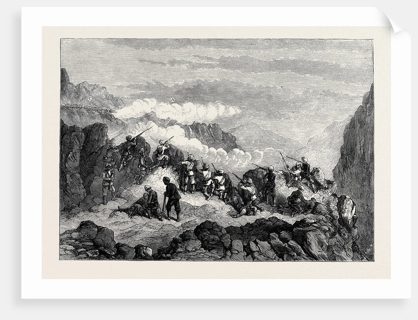 The Afghan War: Conflict with the Zaimukhts at Zawa Near the Kuram Valley by Anonymous