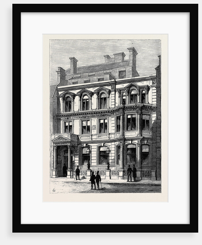 New Building of the City Carlton Club in St. Swithin's Lane London 1880 by Anonymous