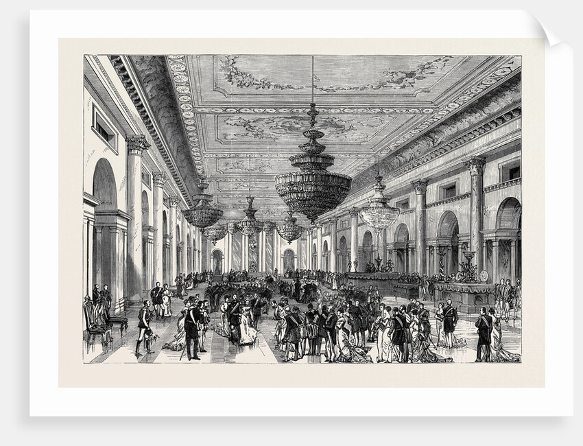 The Attempt on the Czar's Life: The Grand Ball-Room Winter Palace St. Petersburg Russia 1880 by Anonymous