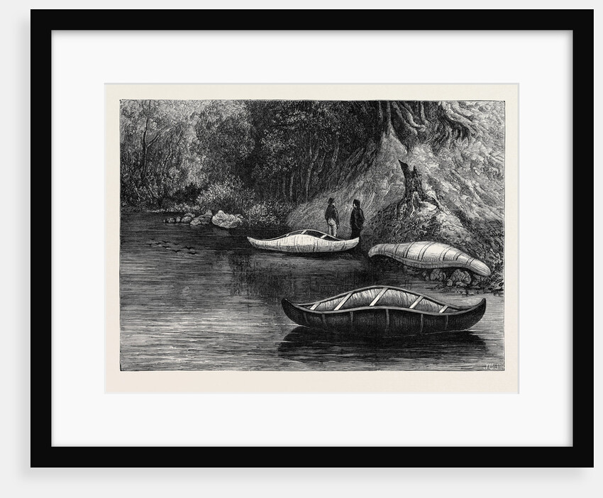 Fishing on the Ristigouche in Canada: In the Exhibition of the Society of Painters in Water Colours 1880 by Anonymous