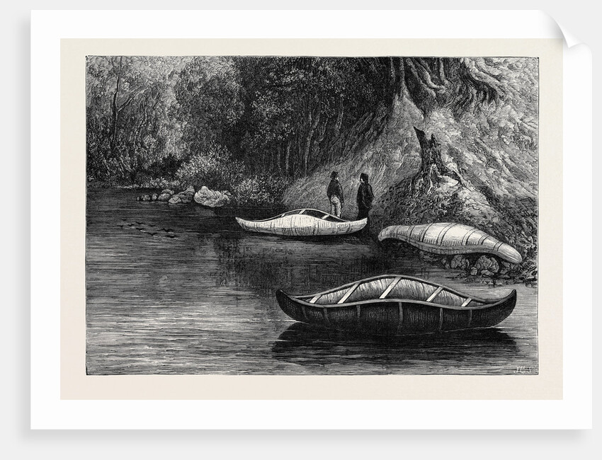 Fishing on the Ristigouche in Canada: In the Exhibition of the Society of Painters in Water Colours 1880 by Anonymous