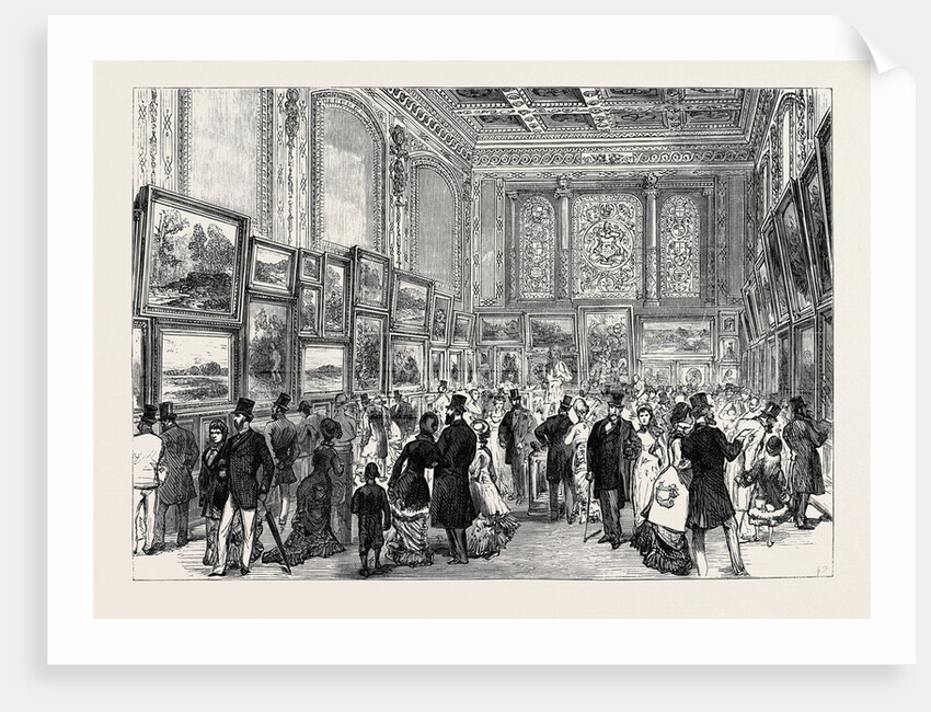 Exhibition of the City of London Society of Artists in Skinners' Hall Cannon Street 1880 by Anonymous